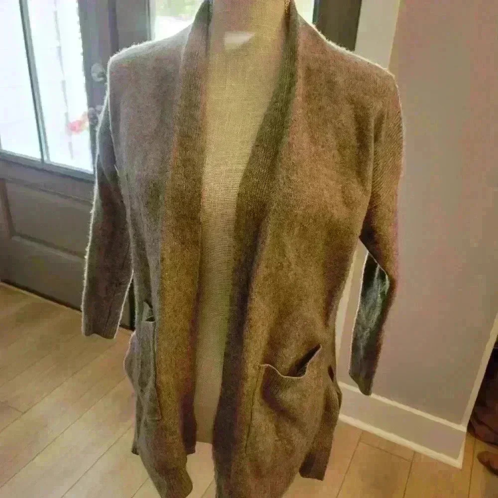 Athleta Wool/Cashmere Cardigan